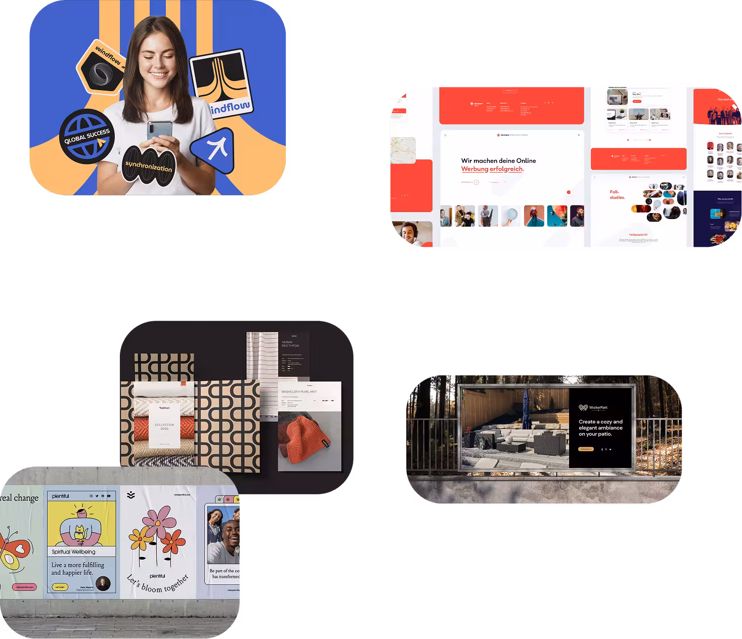 Web design project showcase